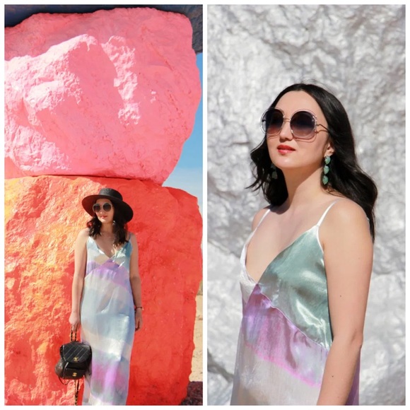 ASOS Tie Dye Camisole Slip Dress - Picture 2 of 5